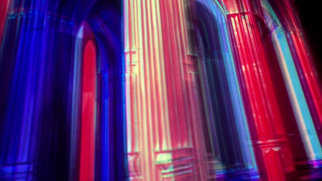 Cathedral · striped columns — Artwork image