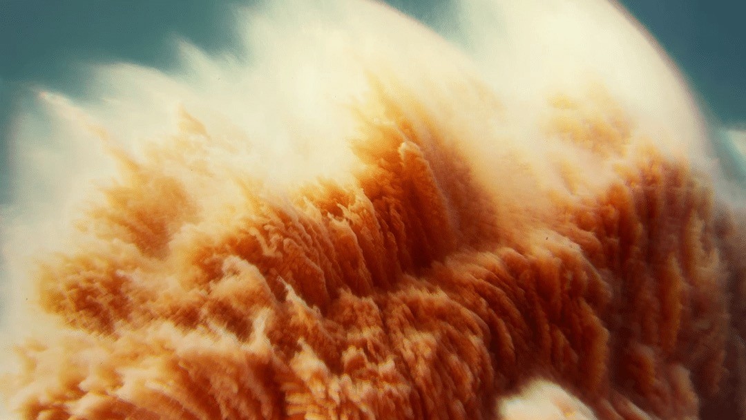Rising Gods · orange surf — Artwork image