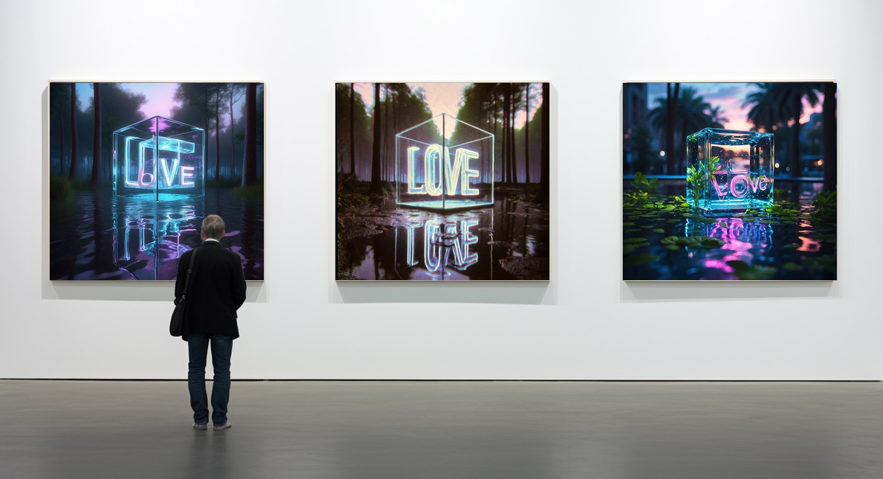 Love of Nature · gallery presentation — Presentation mockup