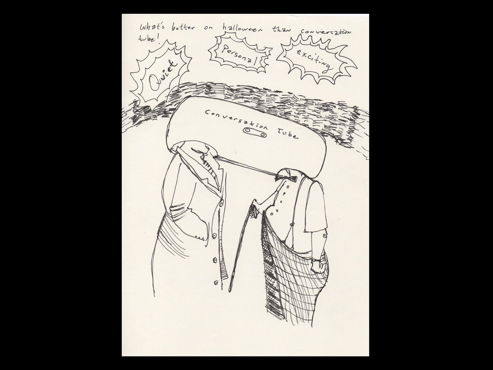Conversational tube — Drawing