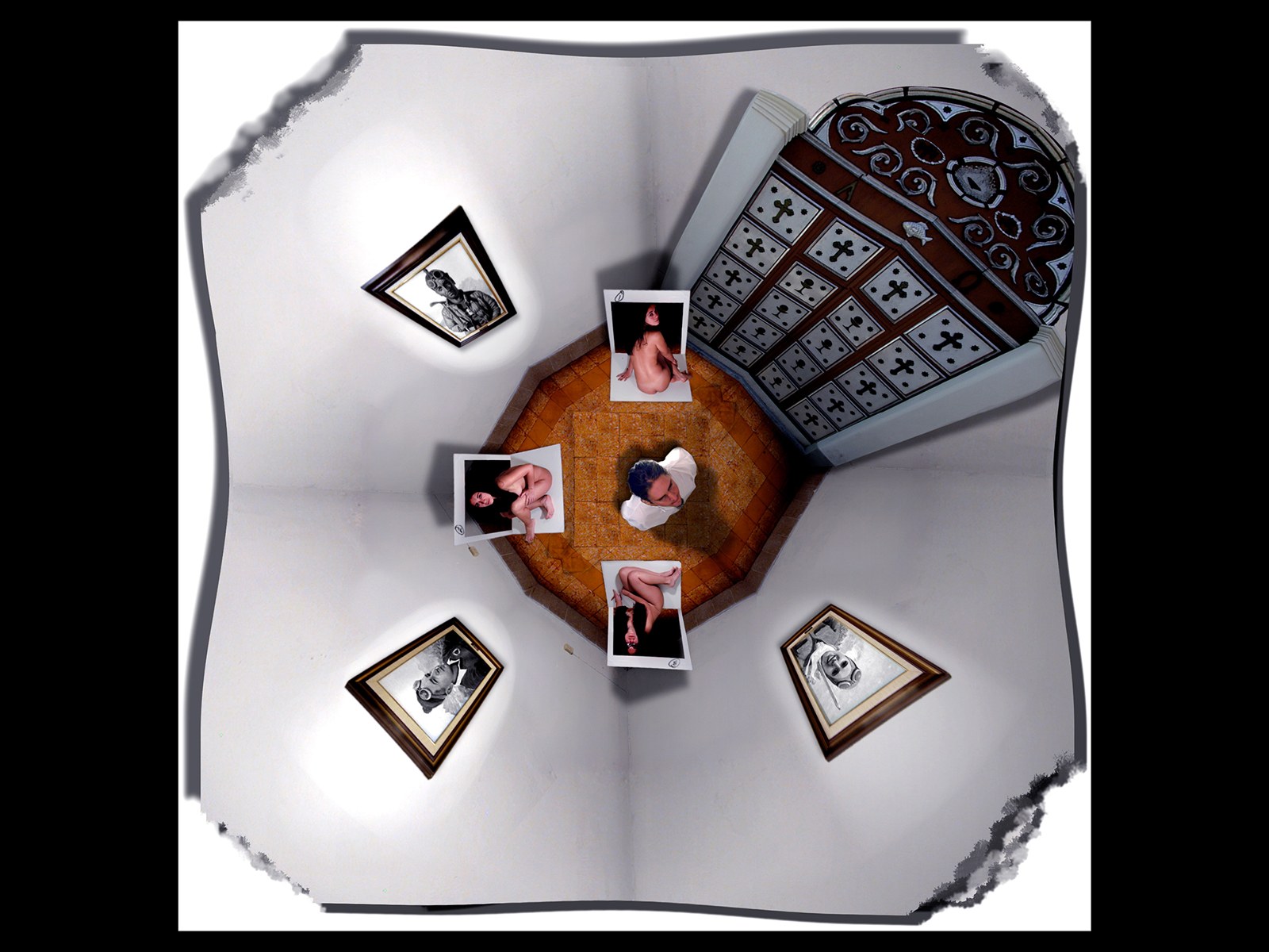 An overhead room — Spatial composition