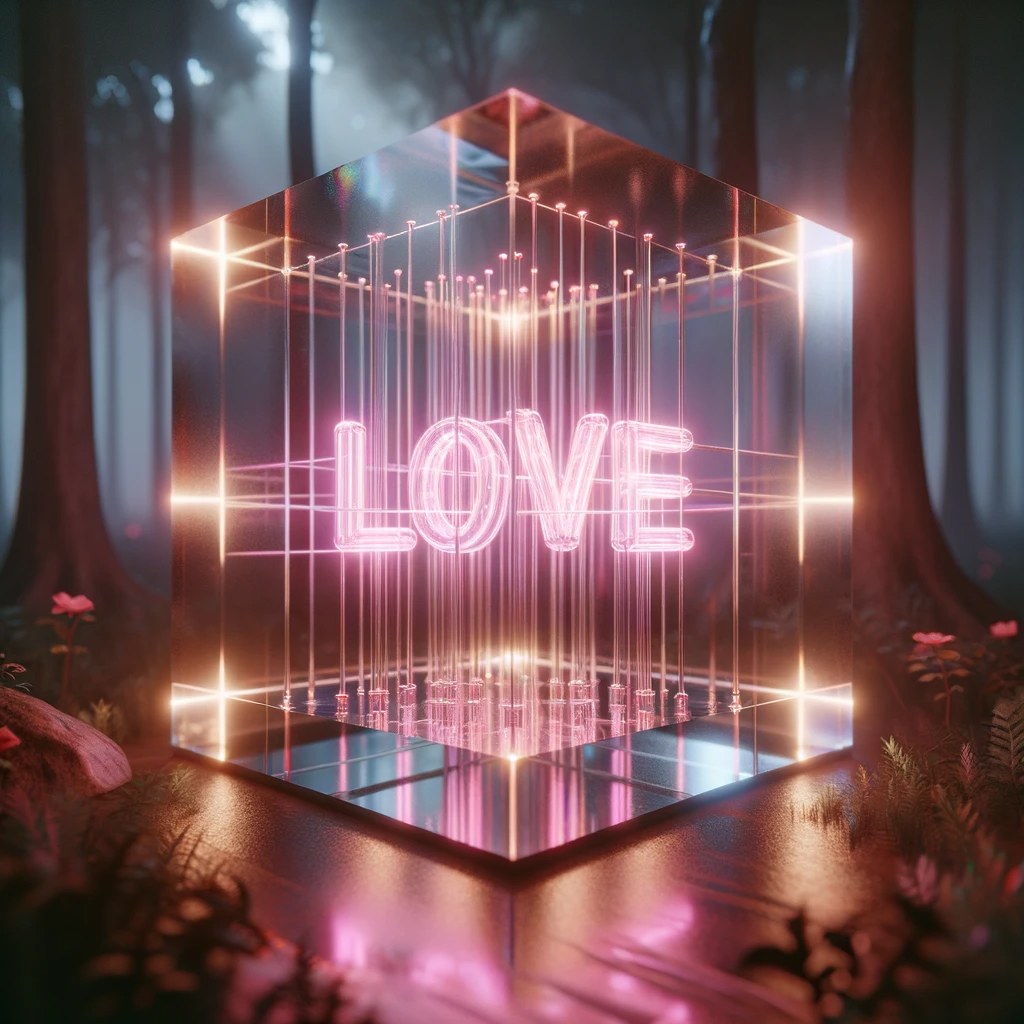 Glass, light and reflection — AI concept study