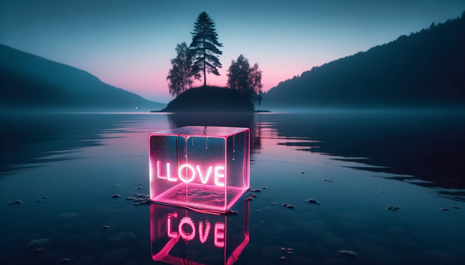 Love above the water — AI concept study