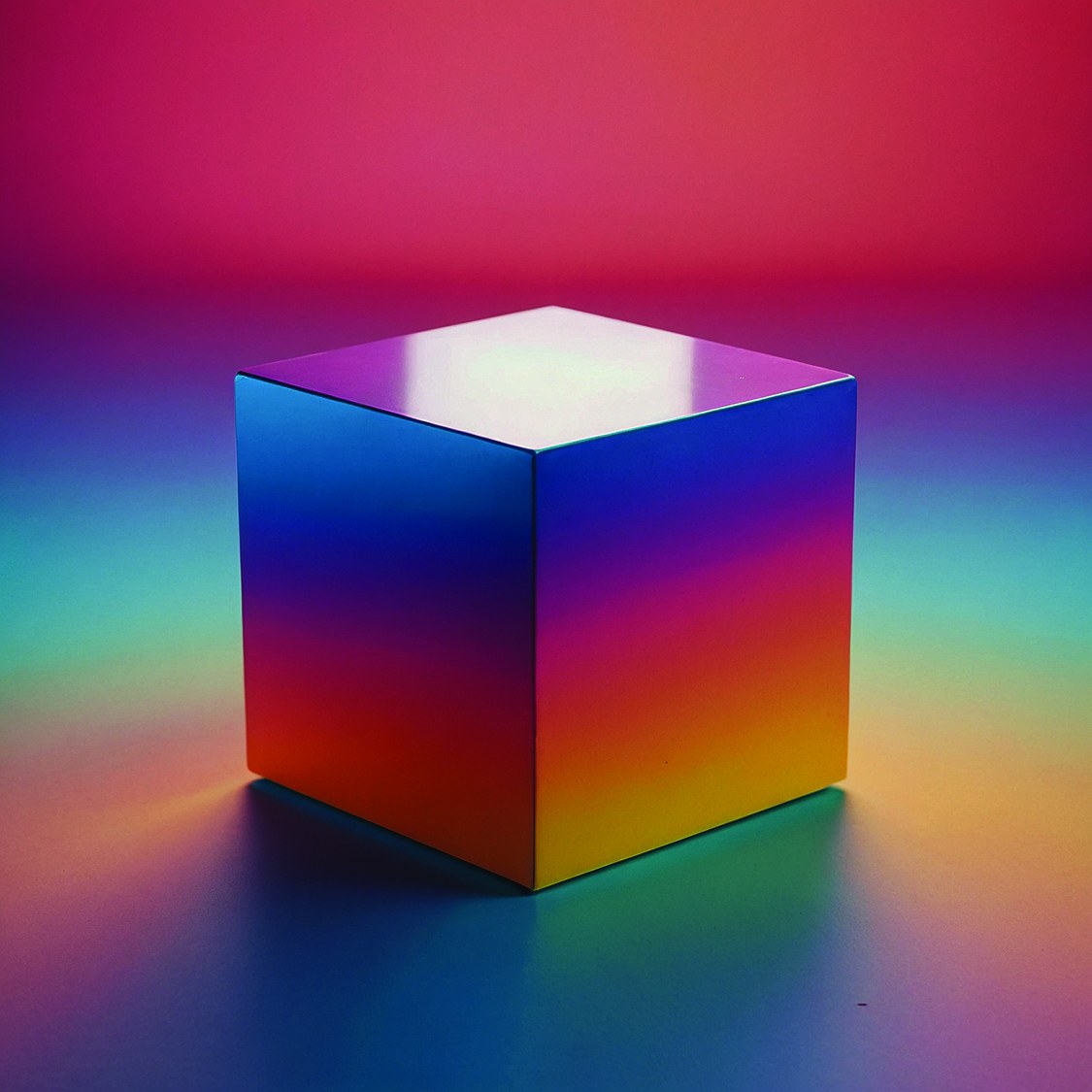 Gradient cube — Color study