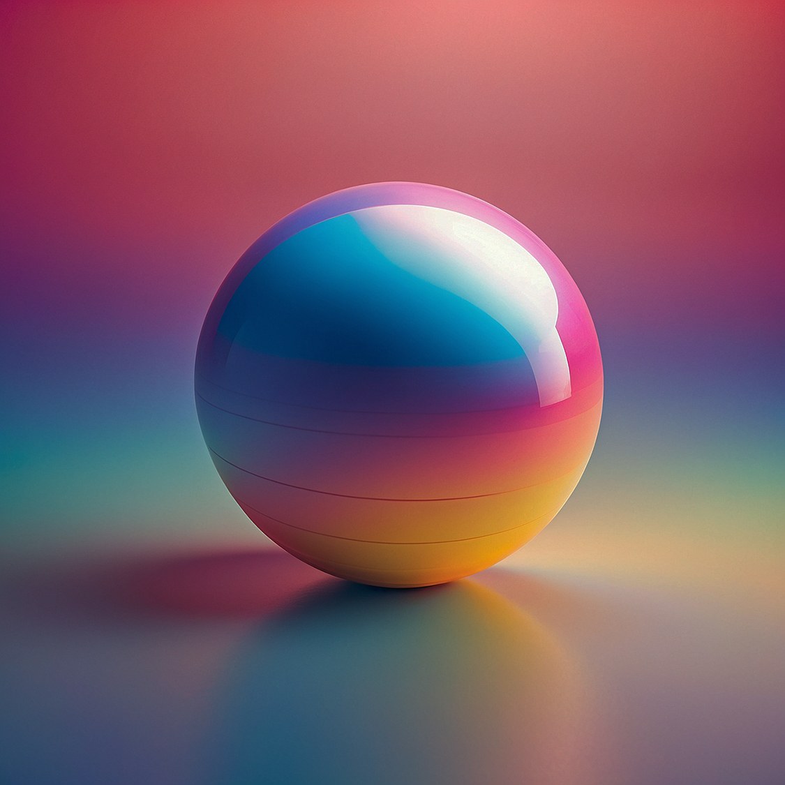 Gradient sphere — Color study