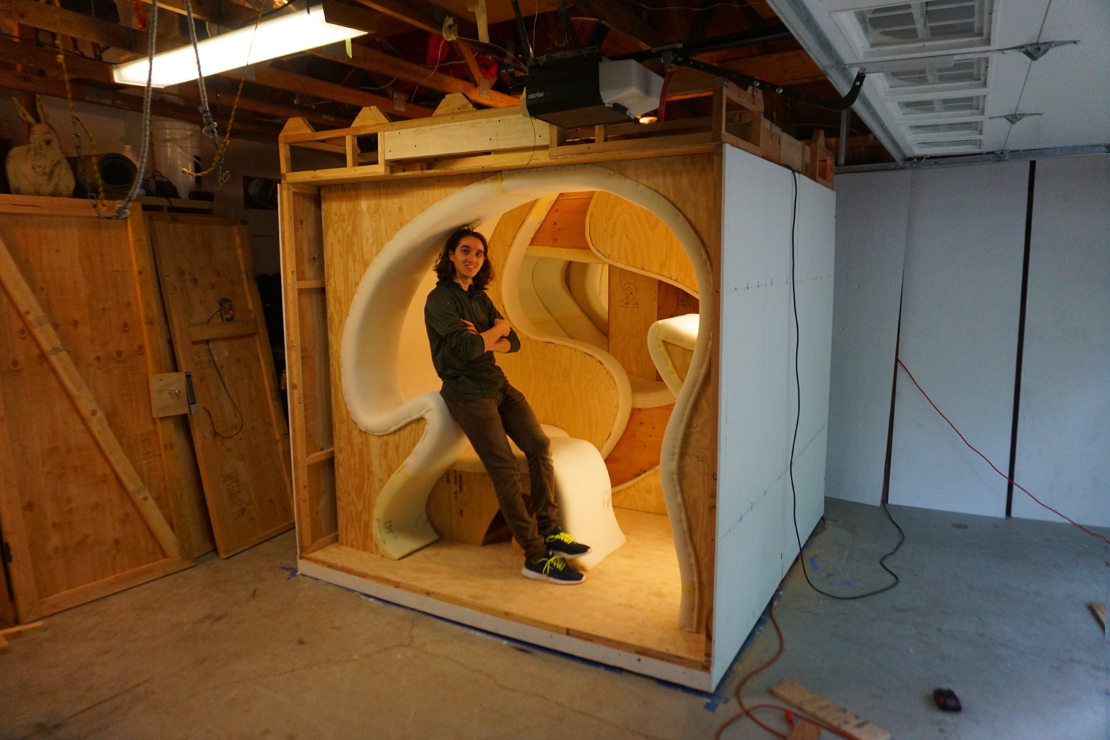Cat Goose Cube — Interior photograph