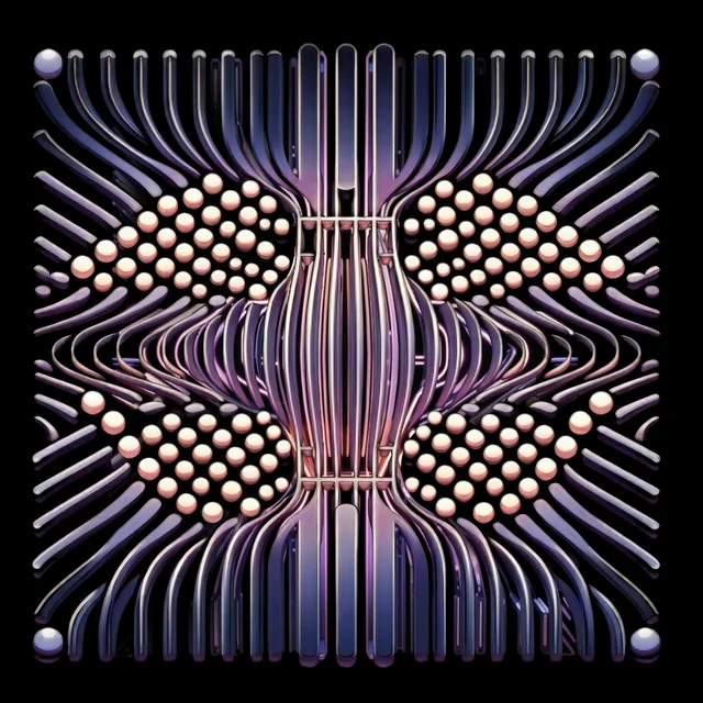 Dots and curved lines
