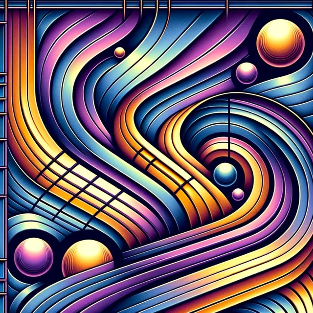 Optimism · flowing lines