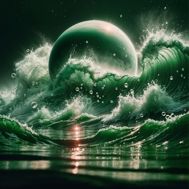 Green wave and sphere