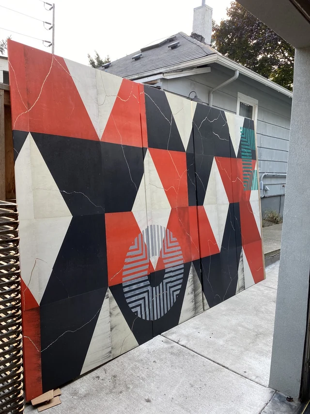 Panels before application